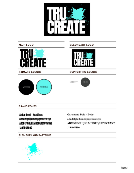 Brand Identity Kit - " At A Glance"