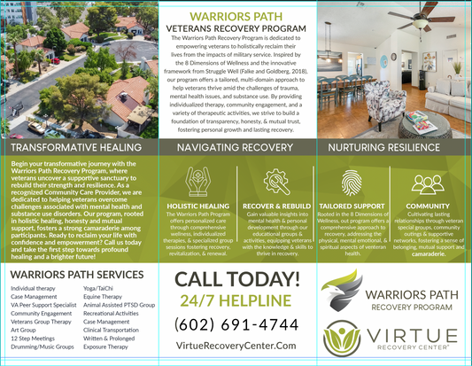 Virtue Recovery Center Chandler - Warriors Path Trifold