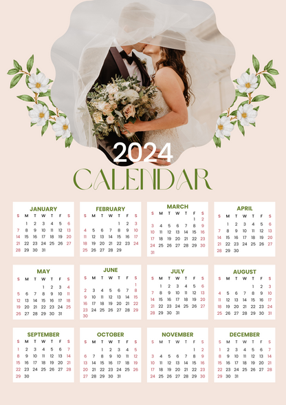 Eternal Canvas: The All-Year Magnet Calendar
